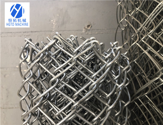 Diamond Mesh Machine automático galvanizado, cerca à prova de fogo Machine da corrente de Multiscene