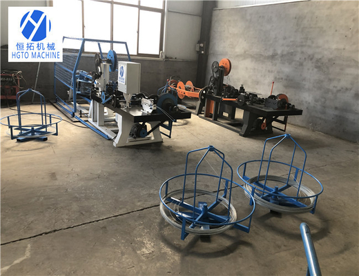 A máquina da fabricação do arame farpado de HGTO 3KW, PVC revestiu a cerca Machine do arame farpado