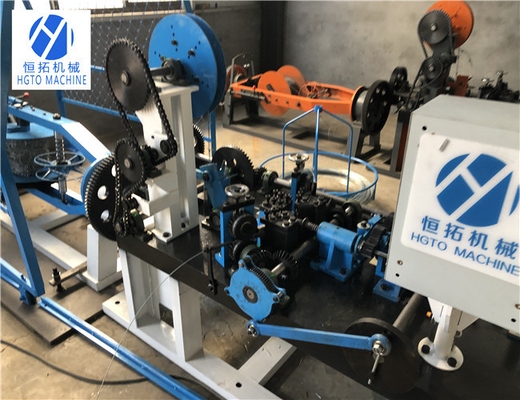 A máquina da fabricação do arame farpado de HGTO 3KW, PVC revestiu a cerca Machine do arame farpado