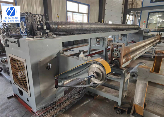 Cnc de 3000mm que tece o fio sextavado Mesh Machine For Courtyard Wall