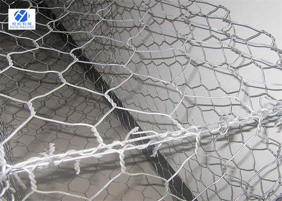 Rede de arame sextavada 100x120mm Eco à prova de fogo da caixa de Gabion amigável